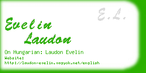 evelin laudon business card
